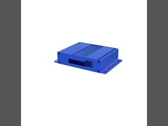 स्प्लिट बॉडी ब्लैक एनोडाइज्ड एल्यूमीनियम कैबिनेट विथ फ्लैंग्ड वॉल माउंट 107*27*120 मिमी