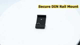 रिले माउंटिंग के लिए एल्यूमिनियम 35 मिमी दीन रेल फिक्स्ड क्लैंप ब्लैक डीआईएन रेल माउंटिंग क्लिप स्नैप
