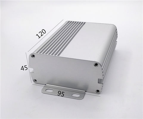 Silver 95*45*120mm Custom Extruded Aluminum Metal Housing for Projects