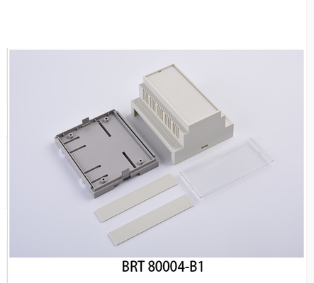 106*87*60mm Abs Ul 94 V0 Diy Plc Din Rail Enclosure For Electronics Project