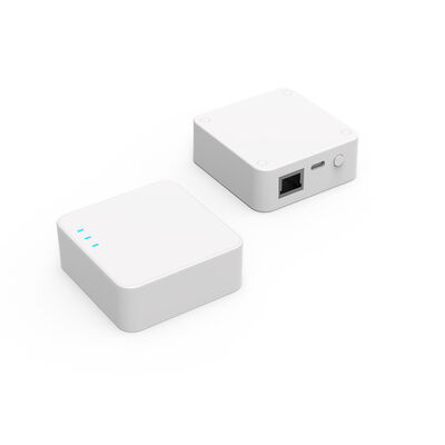 DIY Network Case Smart Home System Electronic Network Router with LED Light Pipes