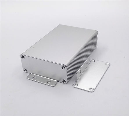 Sanded Sliver 66*27*100mm Aluminum Protective Casing For PCB Fitting
