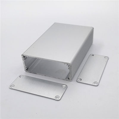 Sanded Sliver 66*27*100mm Aluminum Protective Casing For PCB Fitting