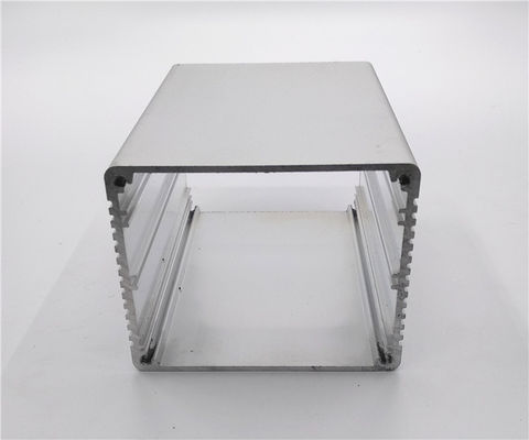 Custom Sanded Silver 67*53*100mm Extruded Aluminum Box for PCB Enclosure
