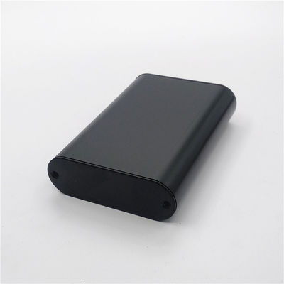 DIY Silver and Black Extrusion Aluminum Power Bank Enclosure Width 70*24*100mm