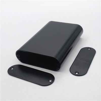 DIY Silver and Black Extrusion Aluminum Power Bank Enclosure Width 70*24*100mm