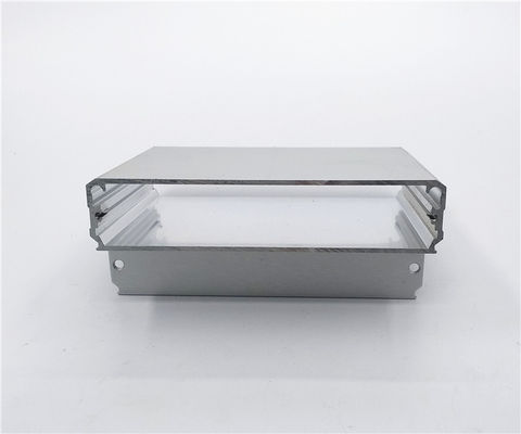 Low MOQ Anodized Silver 105*22*80/130mm Extruded Aluminum Case for Electrical