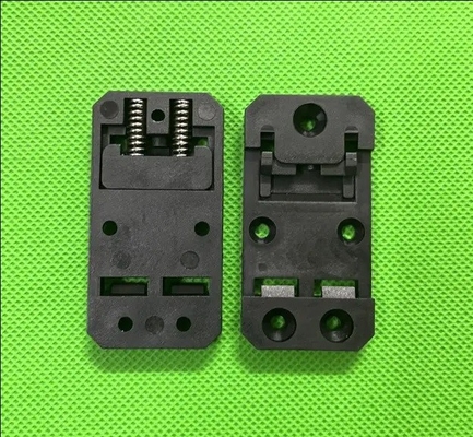 35 मिमी चौड़ाई मानक प्लास्टिक दीन रेल माउंटिंग होल्डर स्प्रिंग लोडेड DIN35 ब्रैकेट DRC-232 दीन-रेल क्लिप किट